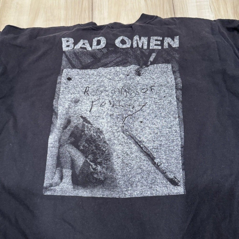 Men’s The Bad Omen Band Vintage Tshirt Size X-Large Xl The Game